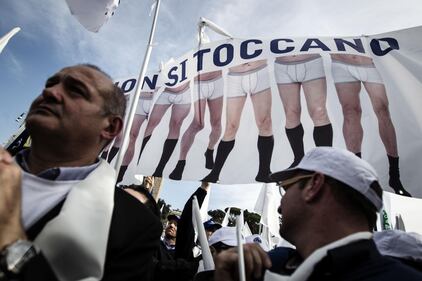 La manifestazione degli imprenditori a Roma 5
