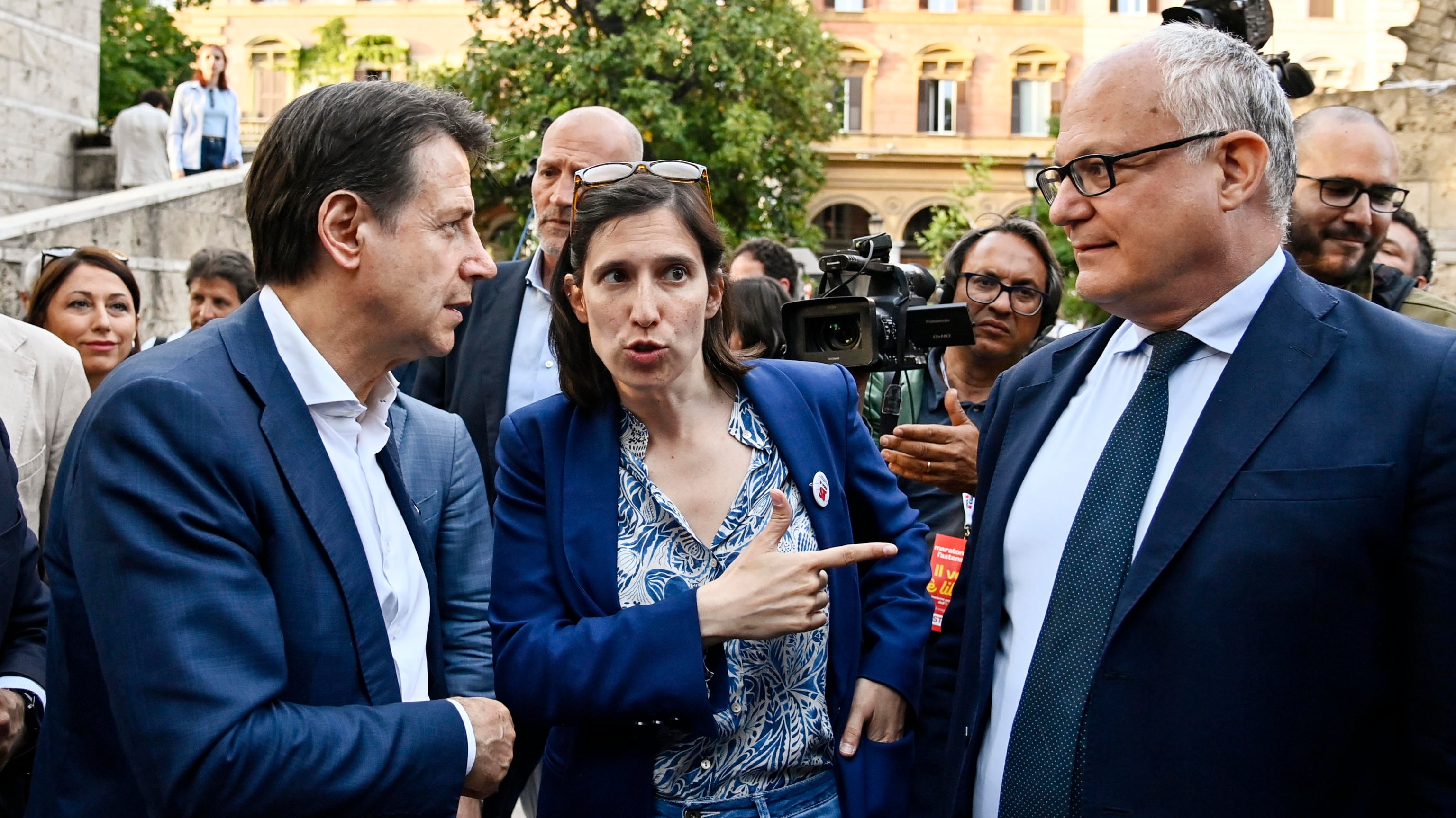 Schlein Gualtieri Conte