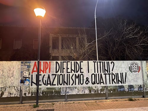 Foibe, CasaPound contro l'Anpi: "Fanno negazionismo"