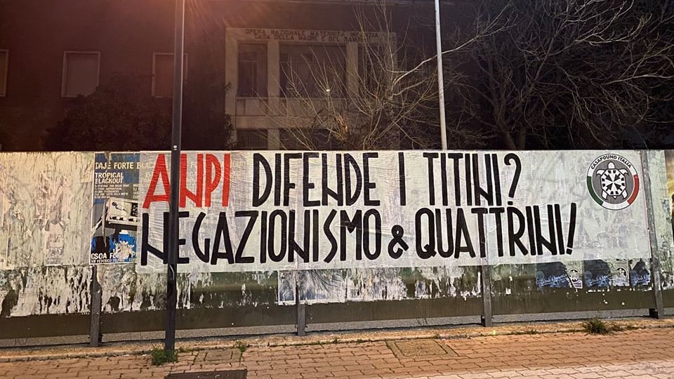 Foibe, CasaPound contro l'Anpi: "Fanno negazionismo"
