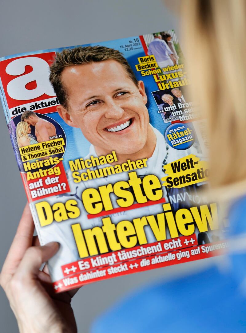 L'intervista fake della rivista tedesca "Die Aktuelle"