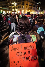 Femministe e pro Pal in piazza: occupazioni e vandalismi 1