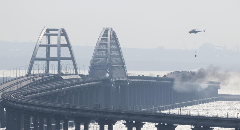 Il sabotaggio del ponte Kerch in Crimea 12