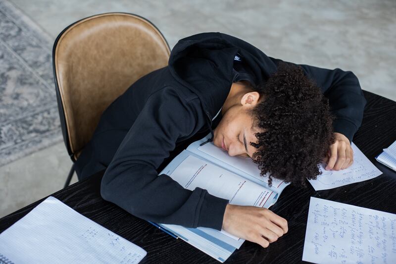studente stressato Dad