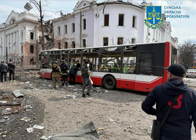 Strage di civili a Sumy nella Domenica delle Palme 11