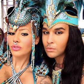 Amber Rose: sexy al carnevale di Trinidad e Tobago 2