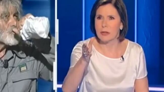 Corona deve birra in tv e la Berlinguer si infuria: "Sei un maleducato"