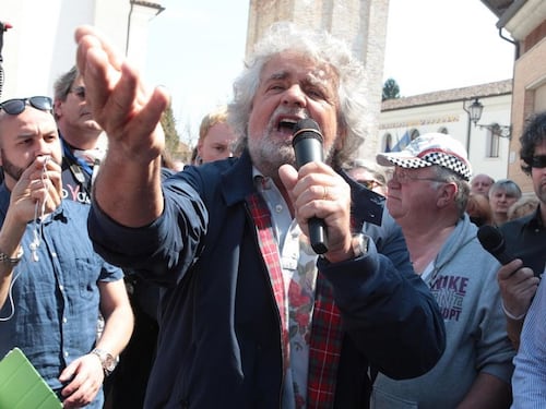 Grillo e le istruzioni ai manifestanti