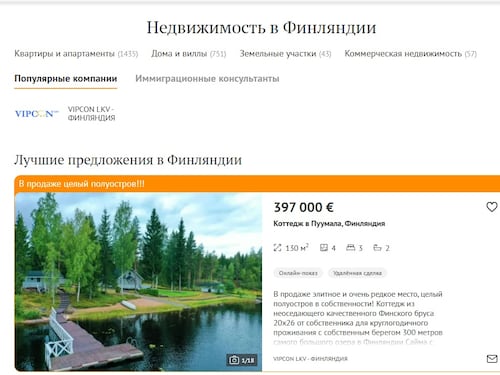 Case ai russi e “lavori fantasma”: l'inchiesta sulle infiltrazioni che scuote la Finlandia