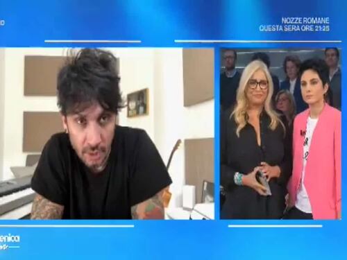 Fabrizio Moro assente a Domenica in: il cantante sta male e si scusa in un videomessaggio
