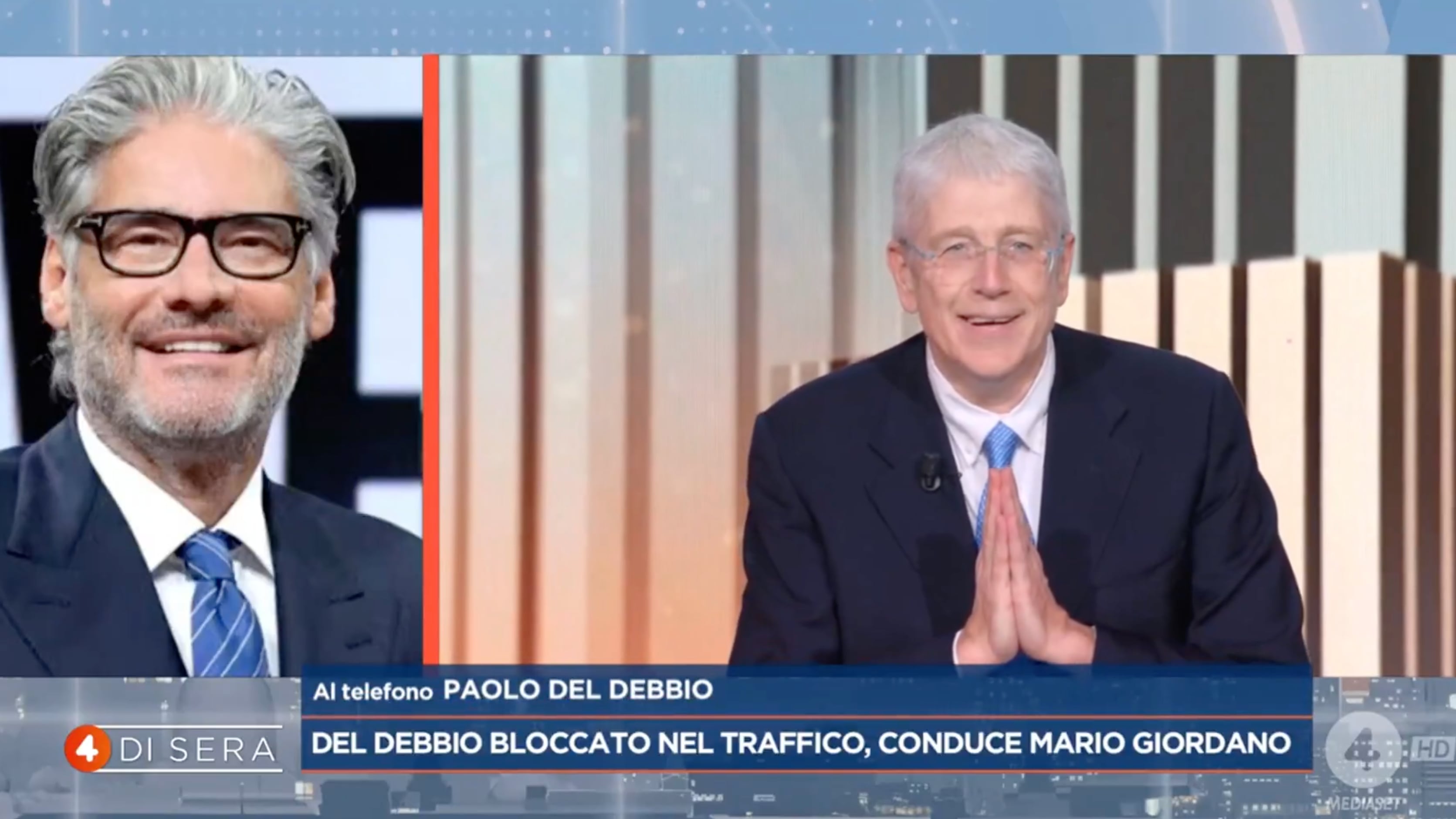 "Prima volta in 20 anni". Del Debbio bloccato nel traffico dai Pro Pal. Ecco chi l'ha sostituito