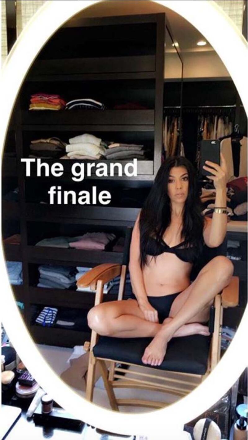 Kourtney Kardashian su Snapchat 2