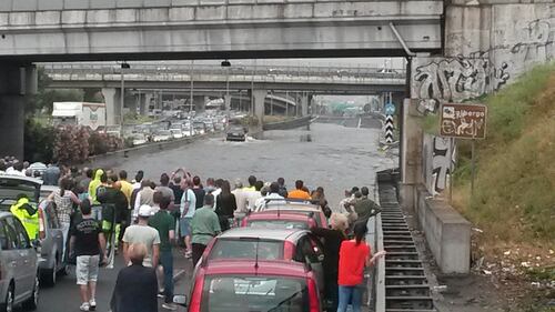 Un nubifragio manda in tilt la Capitale 5