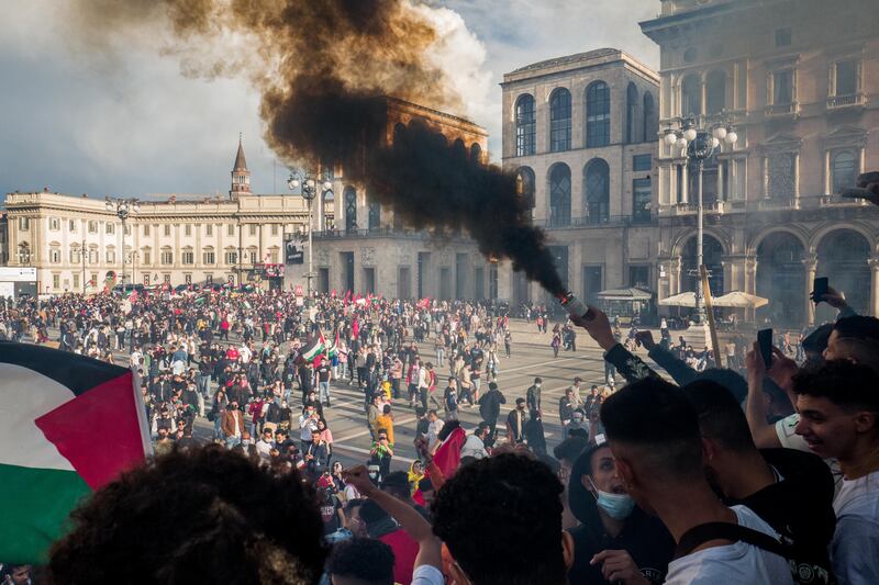 Milano, in piazza per la Palestina 5