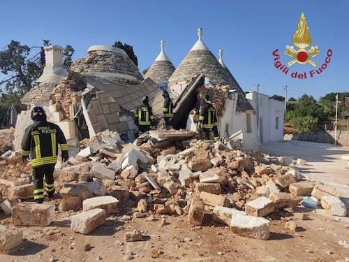 Choc a Brindisi, esplode un trullo a Cisternino: grave una donna, morto un uomo