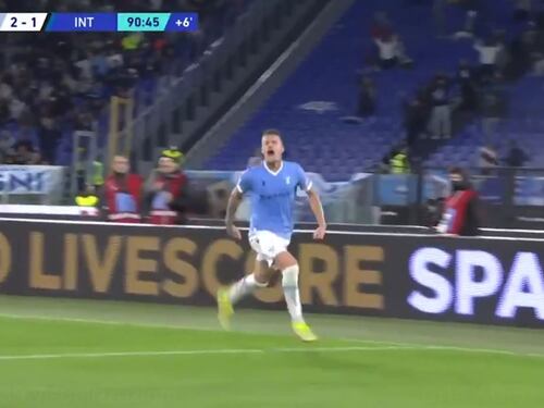 Lazio-Inter, il gesto di Milinkovic-Savic che ha fatto discutere