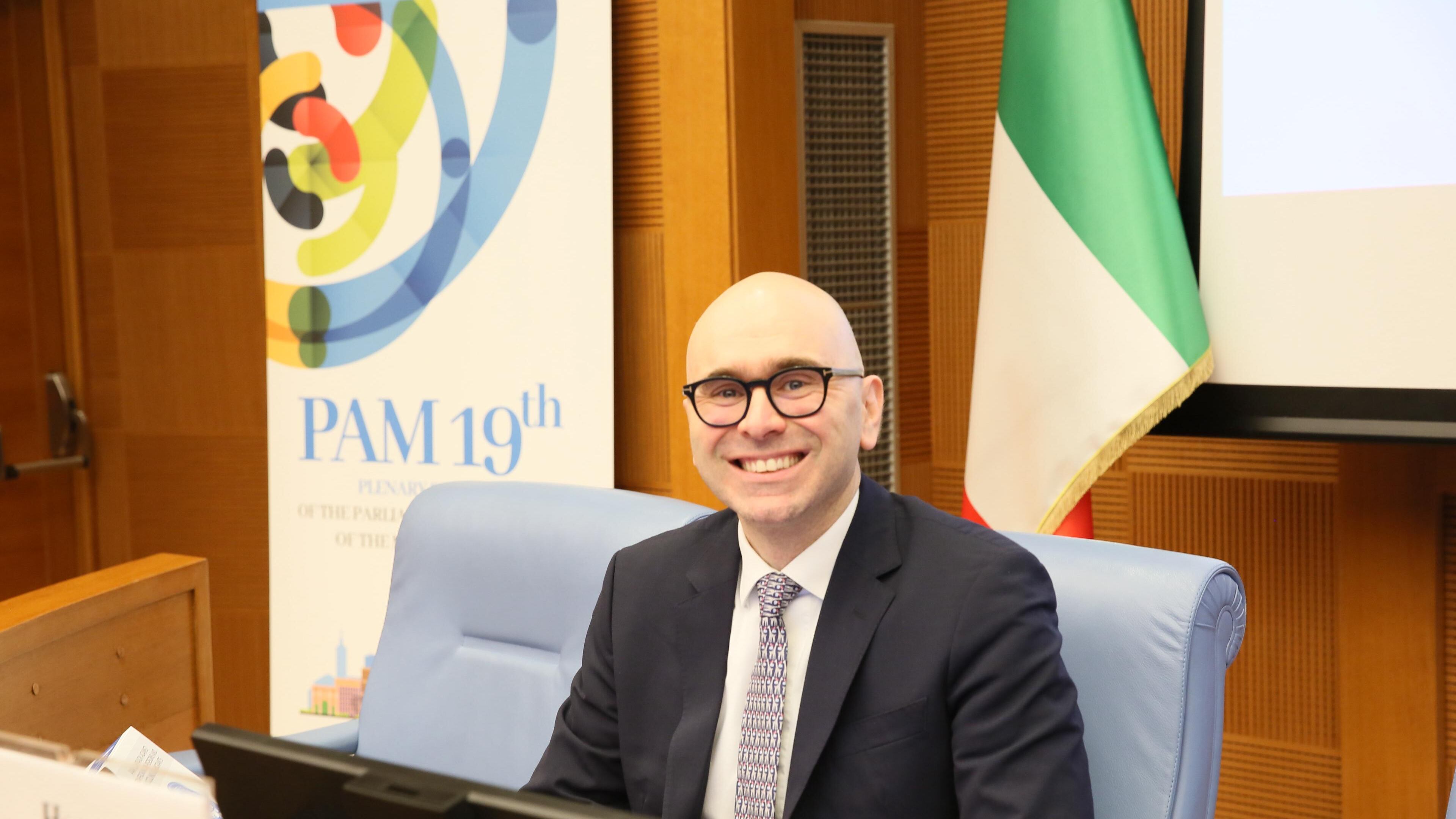 Assemblea parlamentare del Mediterraneo, eletto presidente Giulio Centemero