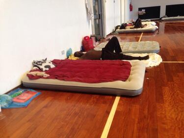 Portogruaro, i profughi nella scuola 1