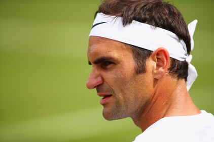 Federer a Wimbledon con lo sky-line di Londra sulle scarpe 2