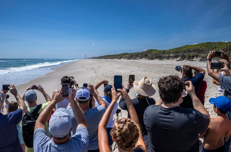 Cape Canaveral, il lancio di Euclid in testa al razzo Falcon 9 della compagnia SpaceX 4