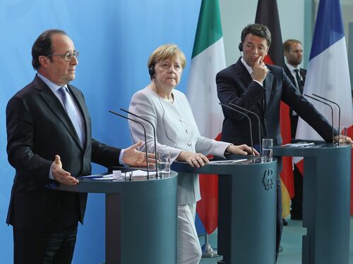 Berlino, vertice sul dopo Brexit: "Ora nessuna perdita di tempo"