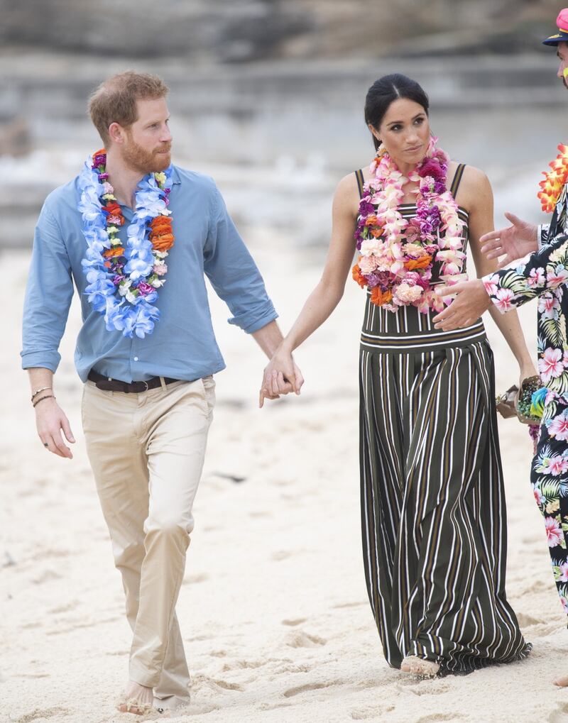 Il Principe Harry e Meghan Markle a una festa in spiaggia 6