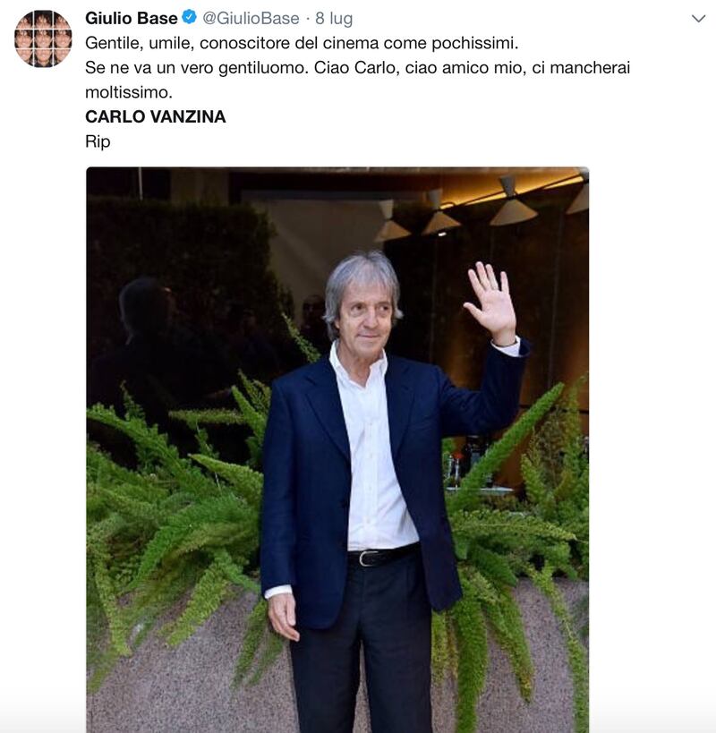 Carlo Vanzina, la storia e il cordoglio social 7