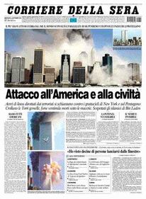 "Migliaia di morti": il ricordo dell'11 settembre 2001 nelle prime pagine dei giornali di tutto il mondo 12