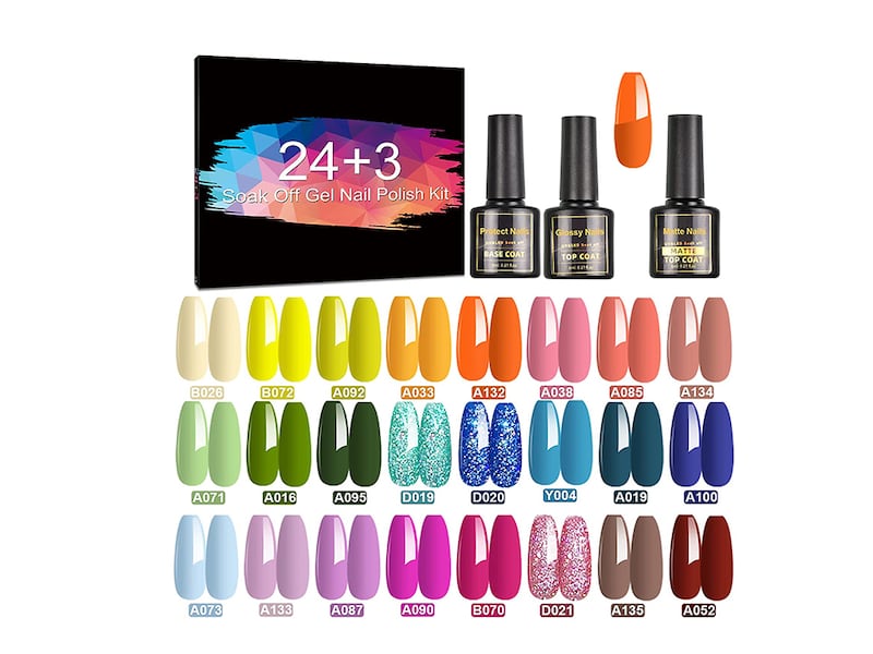 Set da 27 smalti semipermanenti in gel 