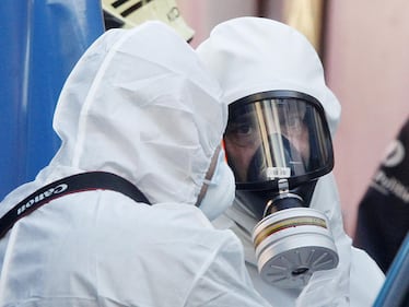 Bruxelles, l'evacuazione della moschea 1