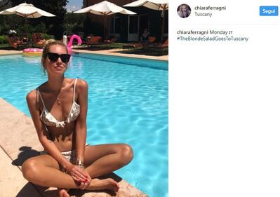 Chiara Ferragni, bikini sexy in Toscana 3