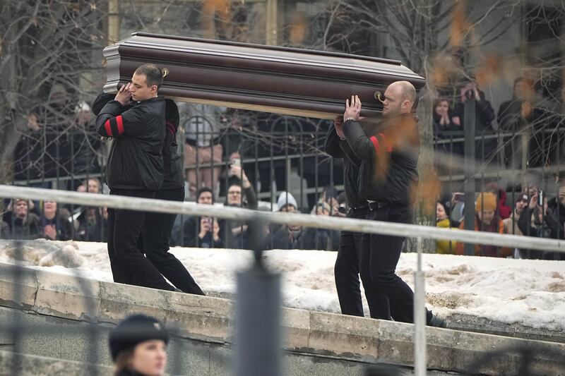 Il funerale di Alexei Navalny a Mosca 1