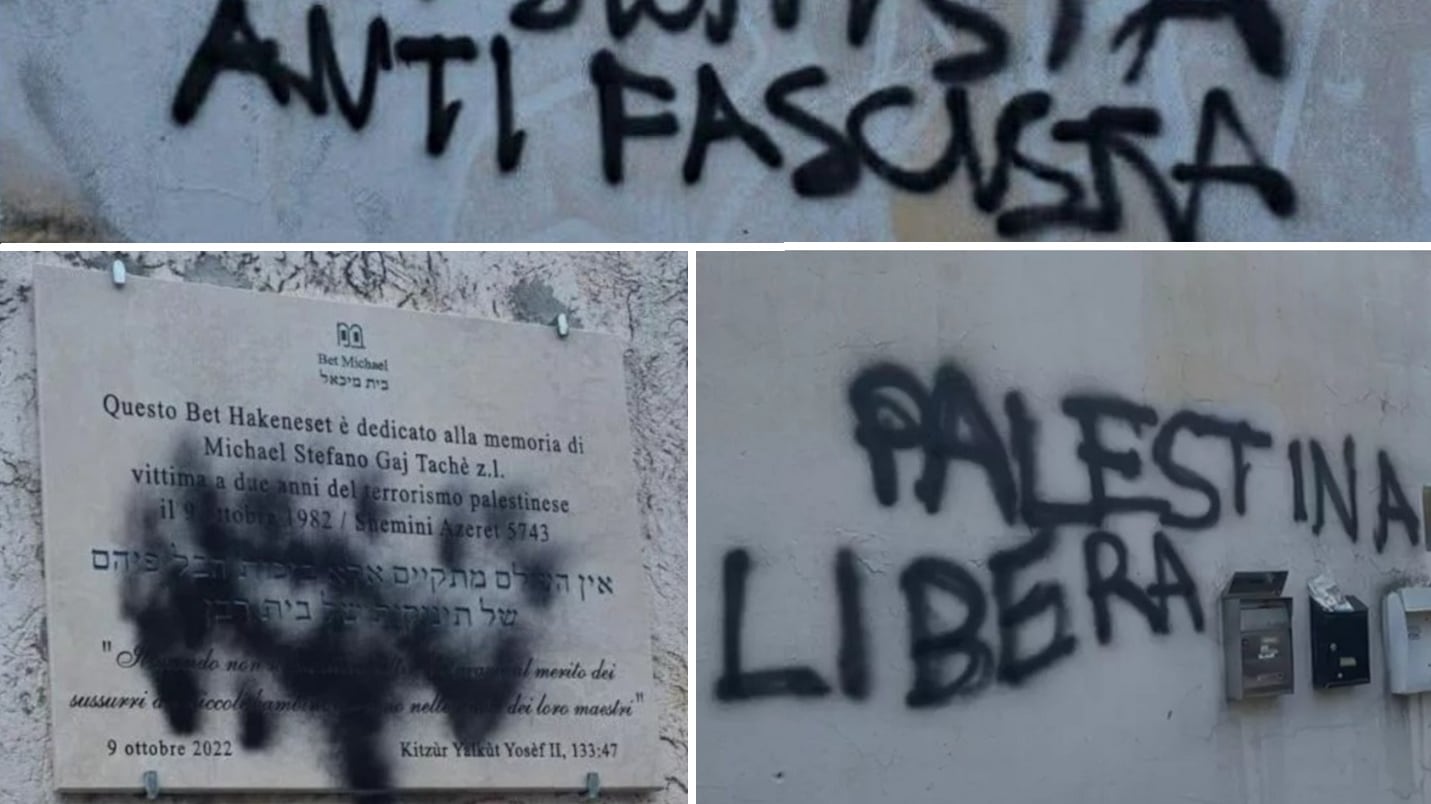 Nuove scritte antisemite a Roma. E la procura indaga per odio razziale