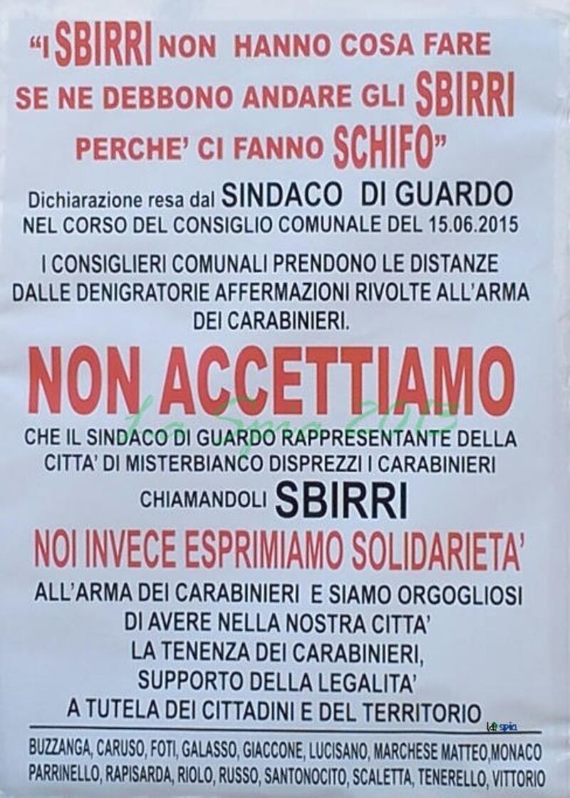 Manidesto a Misterbianco