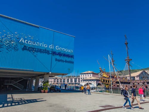 1992: inaugurazione dell'Acquario di Genova, il più grande d'Europa