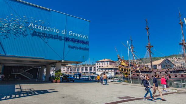 1992: inaugurazione dell'Acquario di Genova, il più grande d'Europa