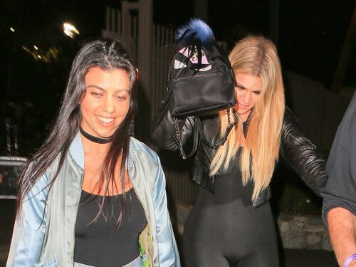Khloe Kardashian e il leggins trasparente