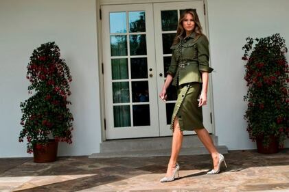 Melania Trump, First Lady da un anno: tutti i look 15