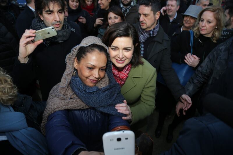La Boldrini al corteo antirazzista di Milano 1