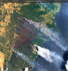 Incendi in Australia, le immagini dal satellite 1