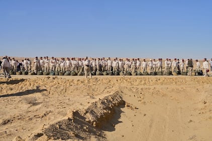 El Alamein-deserto egiziano