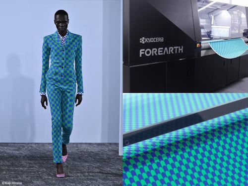 KYOCERA Document Solutions selezionata con FOREARTH per la collezione Primavera/Estate 2027 di ANREALAGE presentata alla Paris Fashion Week
