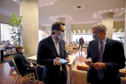 Milano. Primi ingressi all'Hotel Michelangelo per la quarantena 2