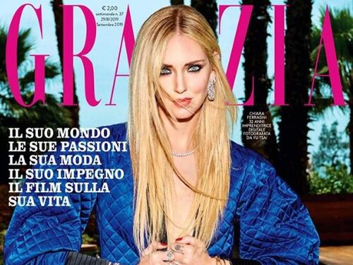 Chiara Ferragni come Meghan Markle, direttrice per un giorno di "Grazia"