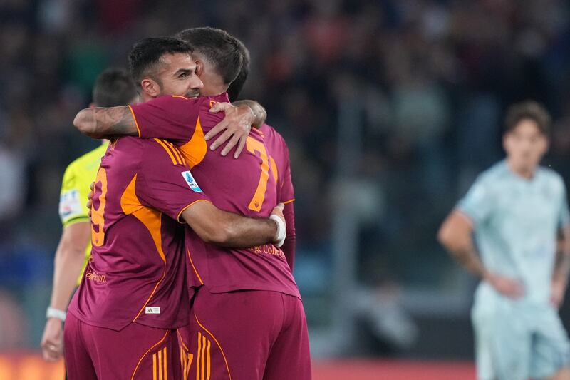 Roma Udinese Celik celebrazione