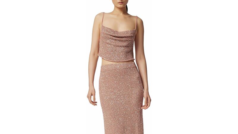 Top Diaplo Altuzarra rosa Persia