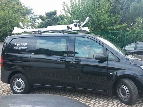 Avvistata la Apple car a Roma