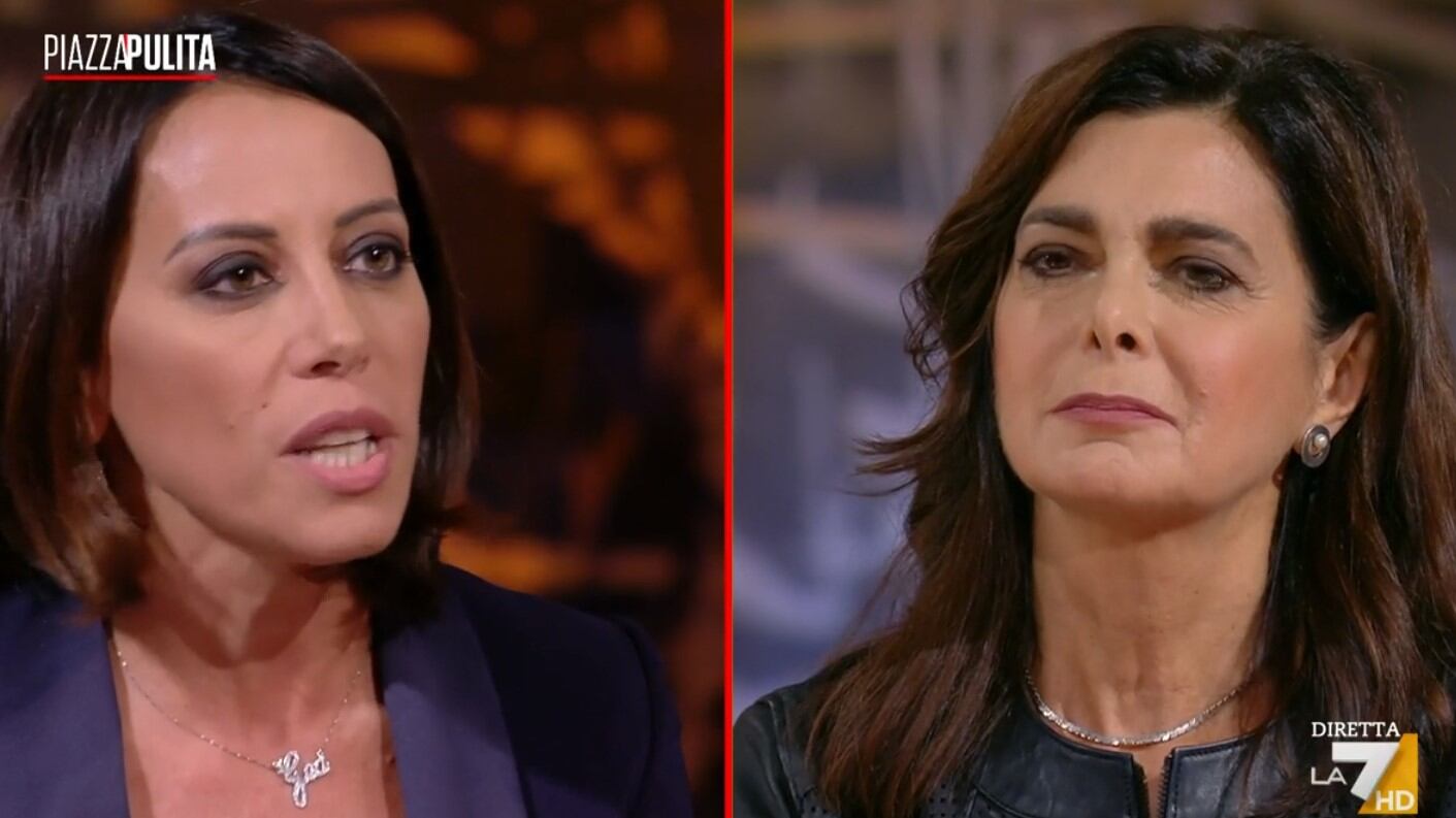 "Ma Laura...". De Girolamo gela la Boldrini in diretta