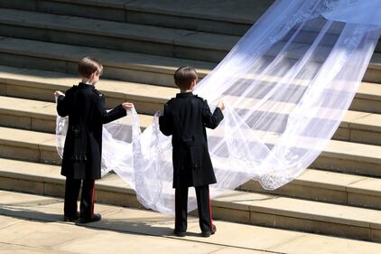 Royal Wedding: i principini come paggetti 14