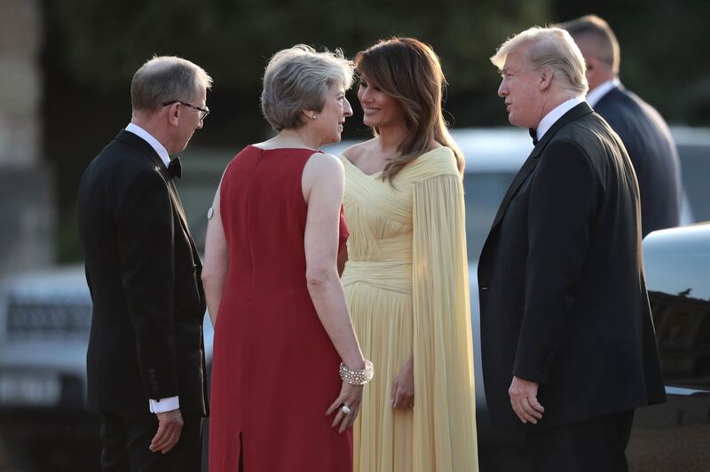 Melania Trump nel Regno Unito 2